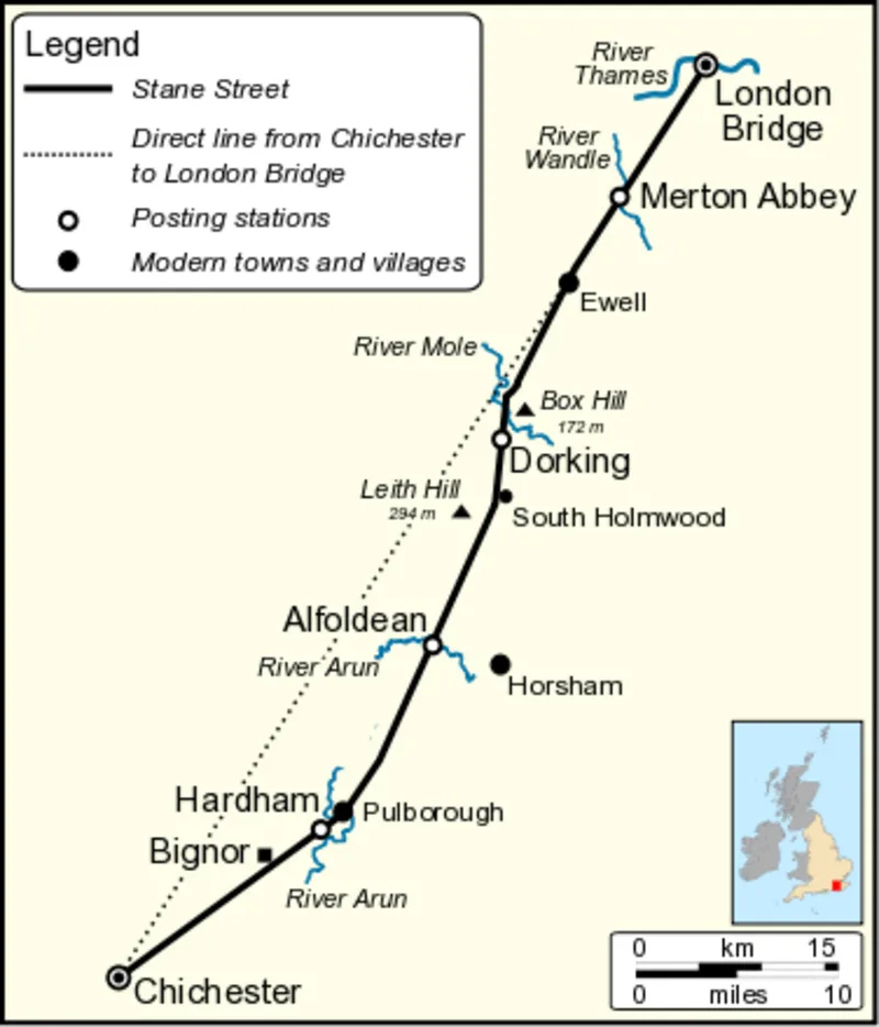 Stane Street, Chichester