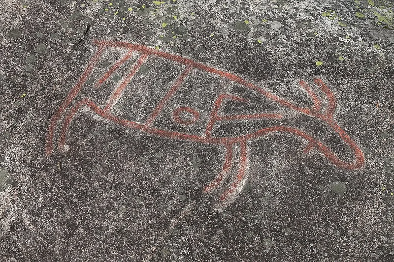 Rock Carvings at Møllerstufossen