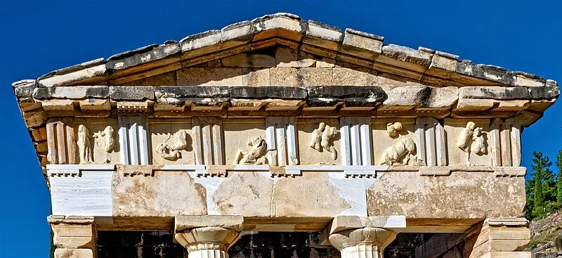 Athenian Treasury, Delphi