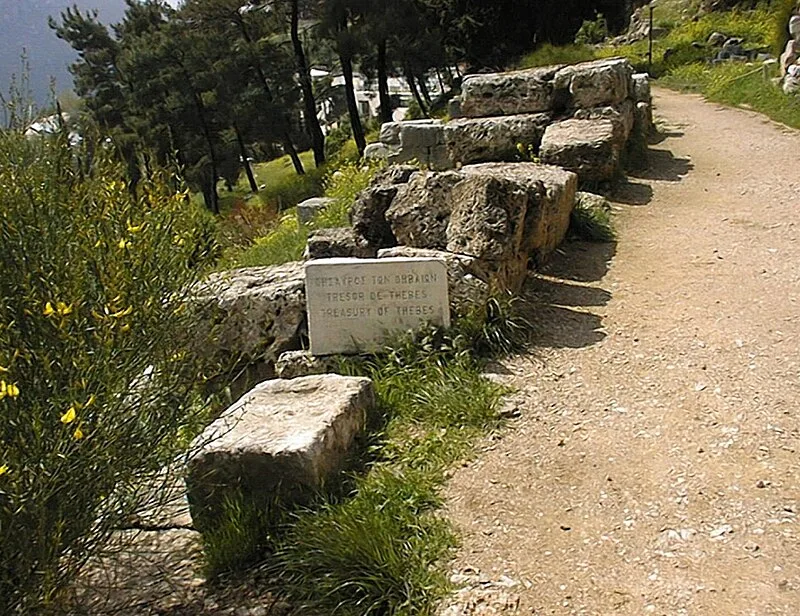Theban Treasury, Delphi