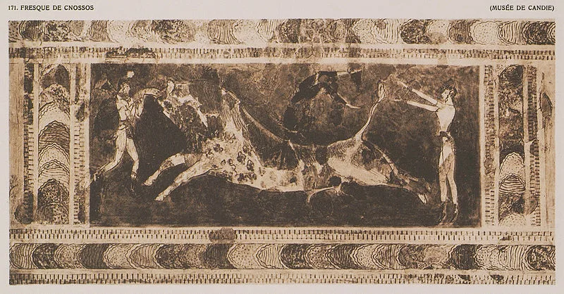 Bull-Leaping Fresco