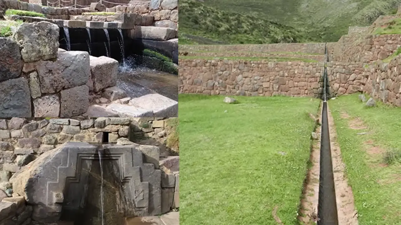 Machu Picchu featured advanced underground water management with 16 fountains