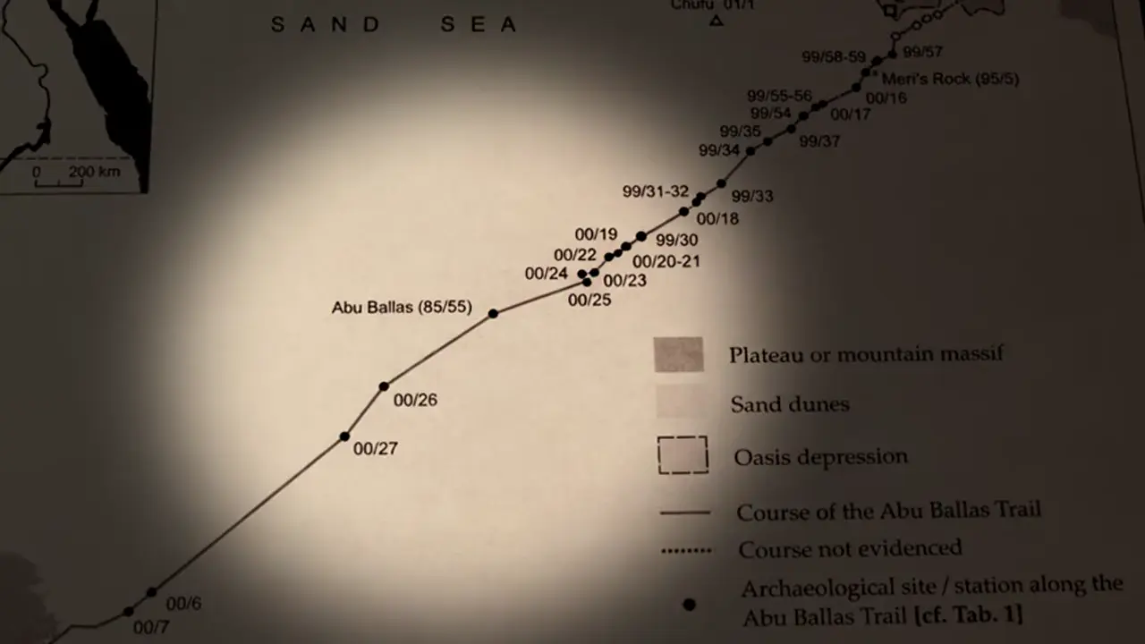 4,200-year-old Egyptian water-jar highway stretching 250 miles across the Sahara