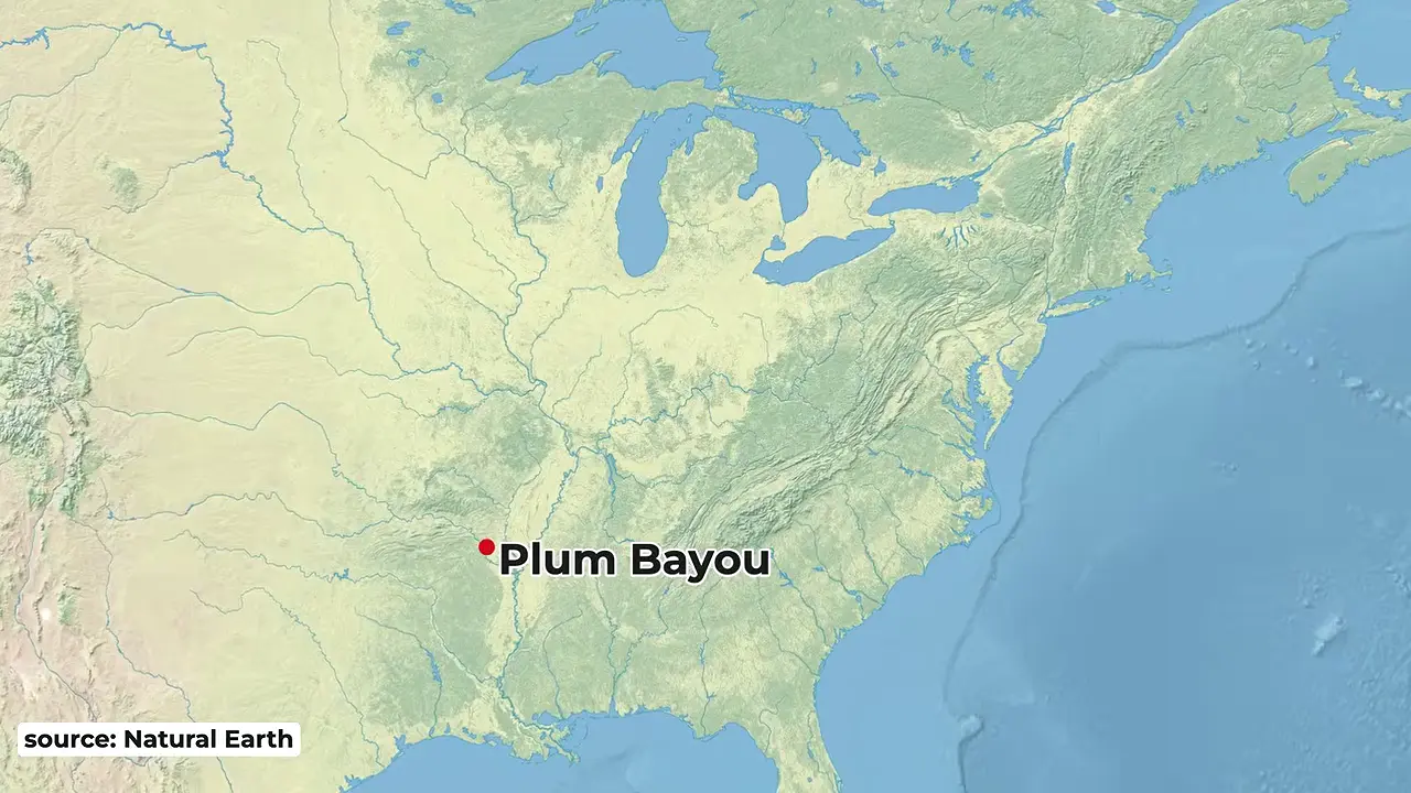Plum Bayou maintained trade network linking Arkansas to Gulf, Ozarks, and Great Lakes