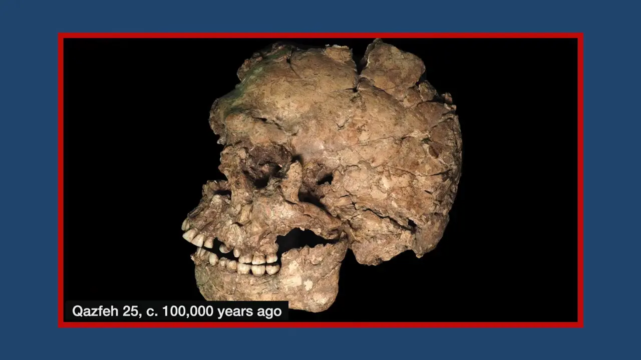 Stone blade killed a person at Kaza Cave, Israel, ~100,000 years ago