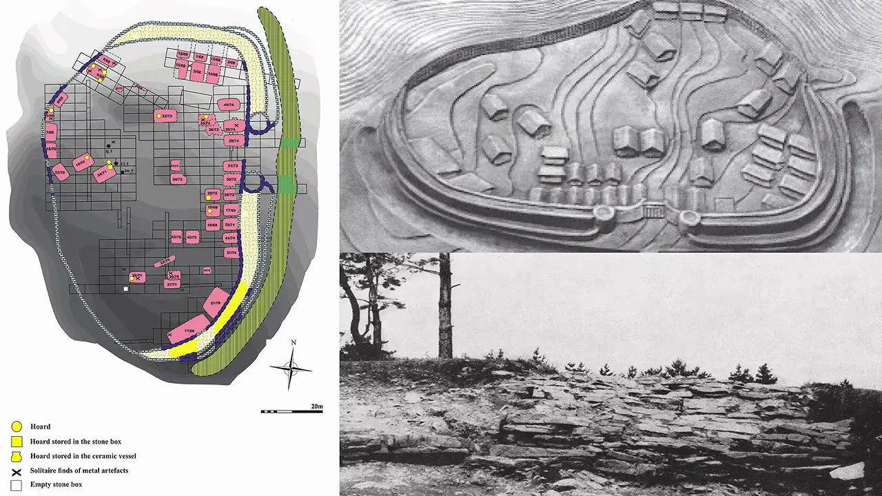 Spissky Stvrtok's unique stone fortifications differ from standard Otomani earth-and-timber defenses