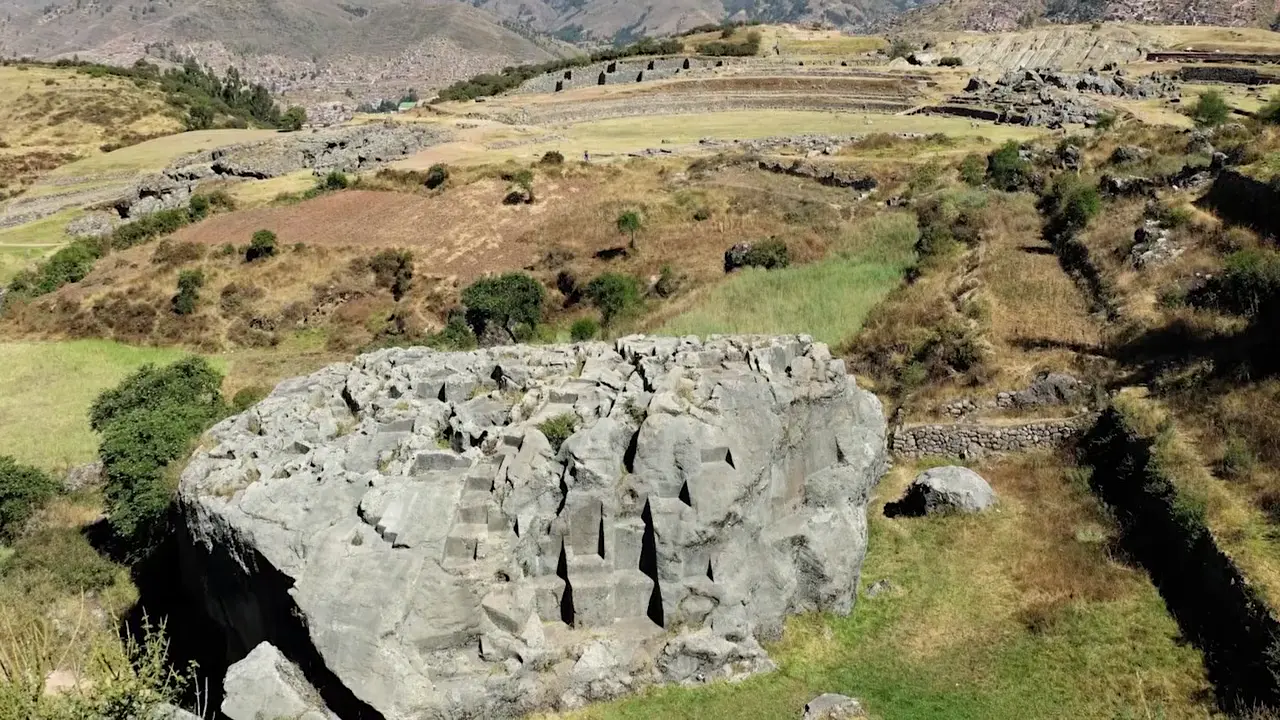 Chinkana underground tunnel network beneath Sacsayhuamán sealed with concrete