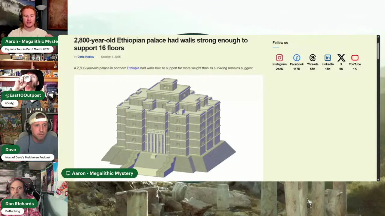 2,800-year-old Yeha palace in Ethiopia modeled as a 16-story structure