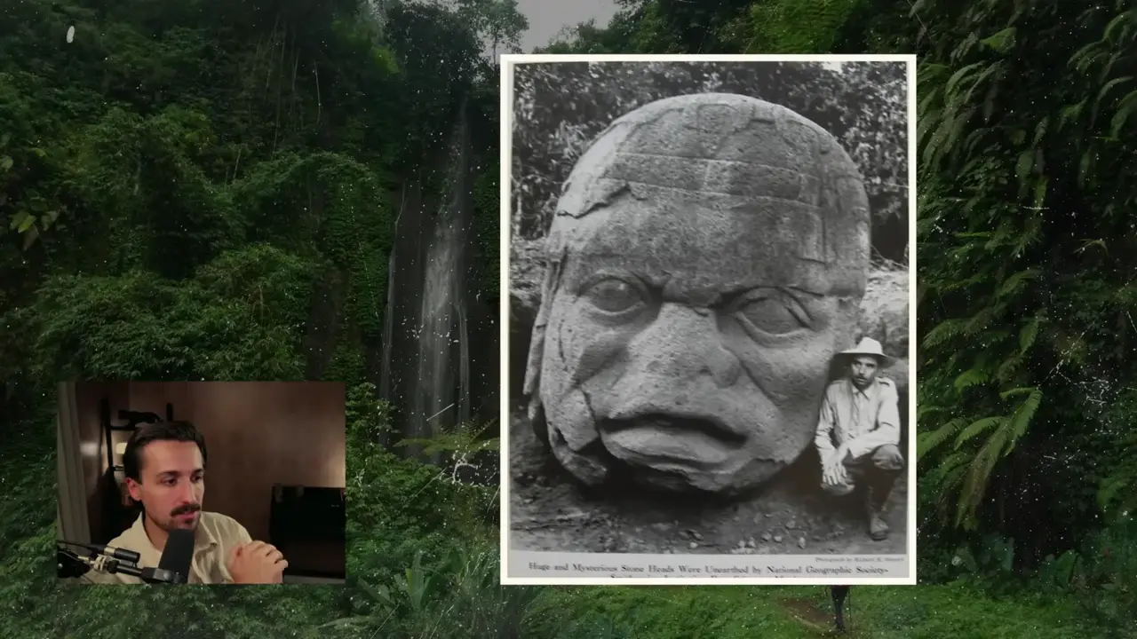 The First Photos of Olmec Heads (that we know of)