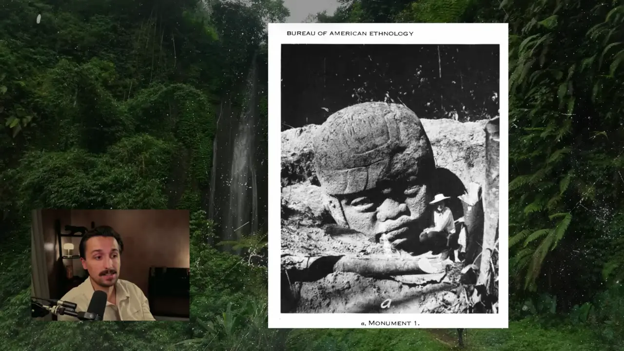 The First Photos of Olmec Heads (that we know of)