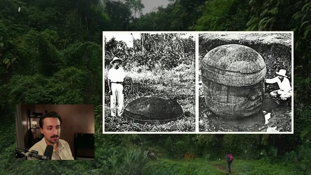 The First Photos of Olmec Heads (that we know of)