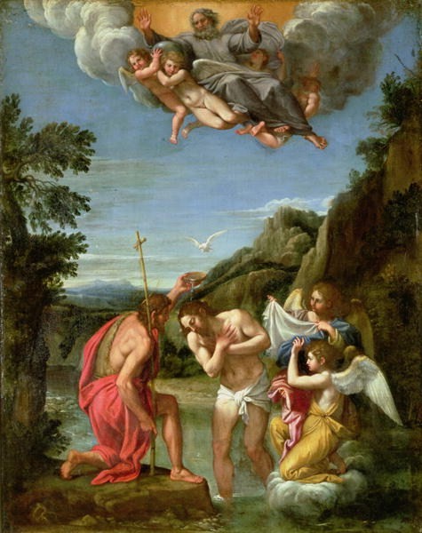 Francesco Albani - Baptism of Christ