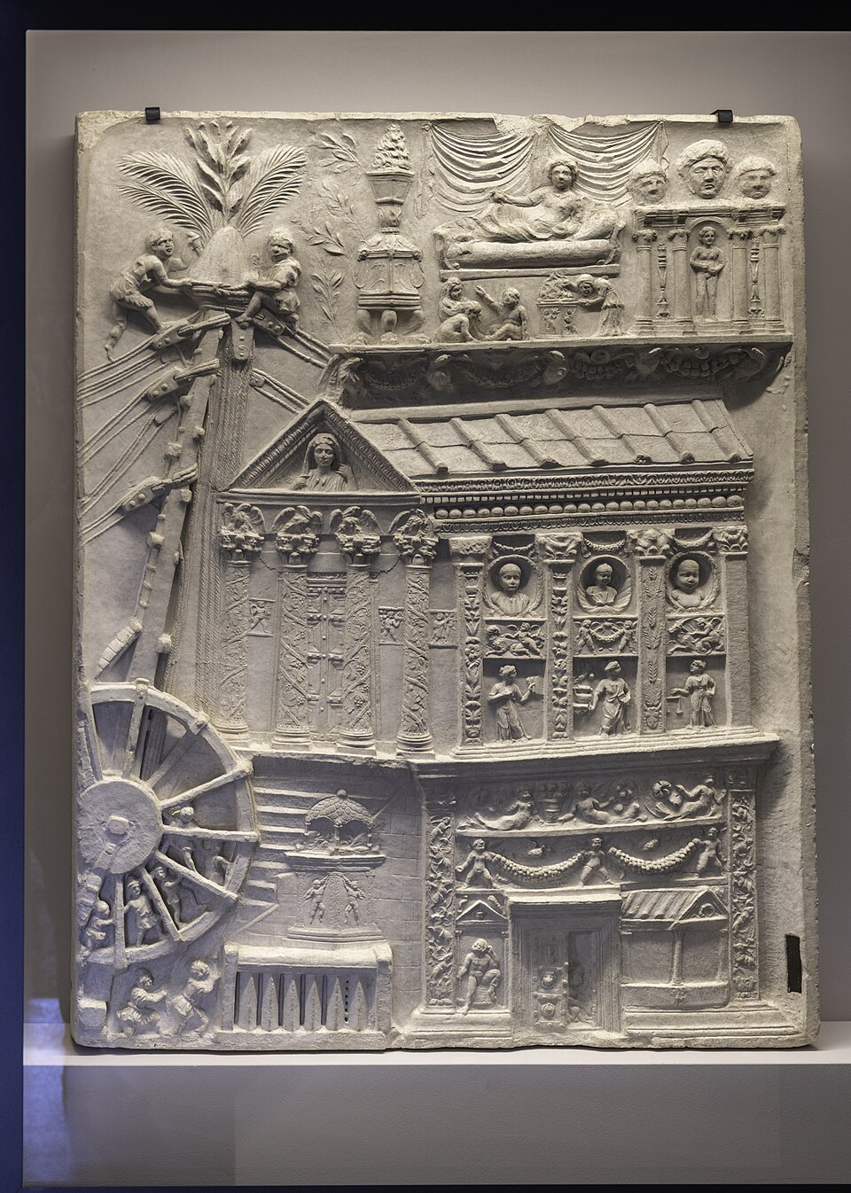 Relief from the Mausoleum of the Haterii, Gregoriano Profano Museum, Vatican Museums