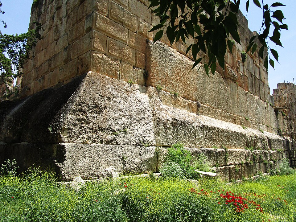 Temple of Jupiter, West wall, Trilithon, Baalbek 20524