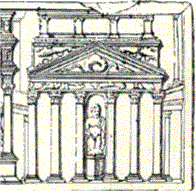 Haterii tomb - Temple of Jupiter Tonans