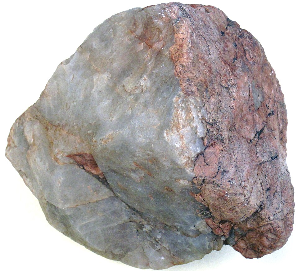 Pegmatitic granite (alaskite) (Mt. Morrison Granite, late Paleoproterozoic, 1.7 Ga; Carpenters Peak, Roxborough State Park, Front Range, Colorado, USA) 1