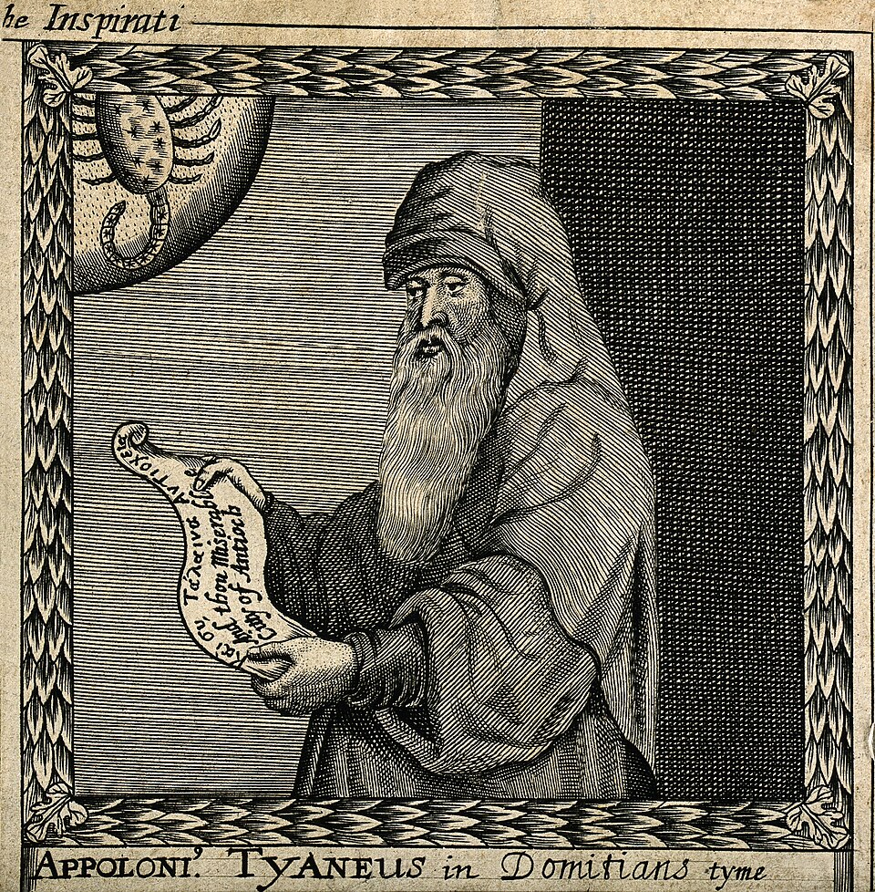 Apollonius of Tyana. Line engraving by F. Cleyn, 1659. Wellcome V0000175