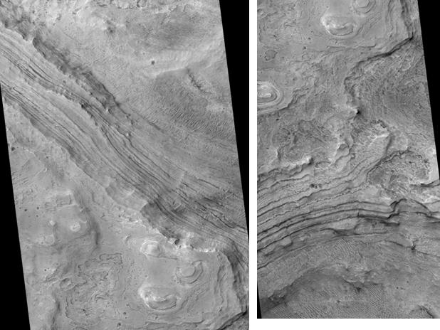 Melas Chasma Layered Deposits