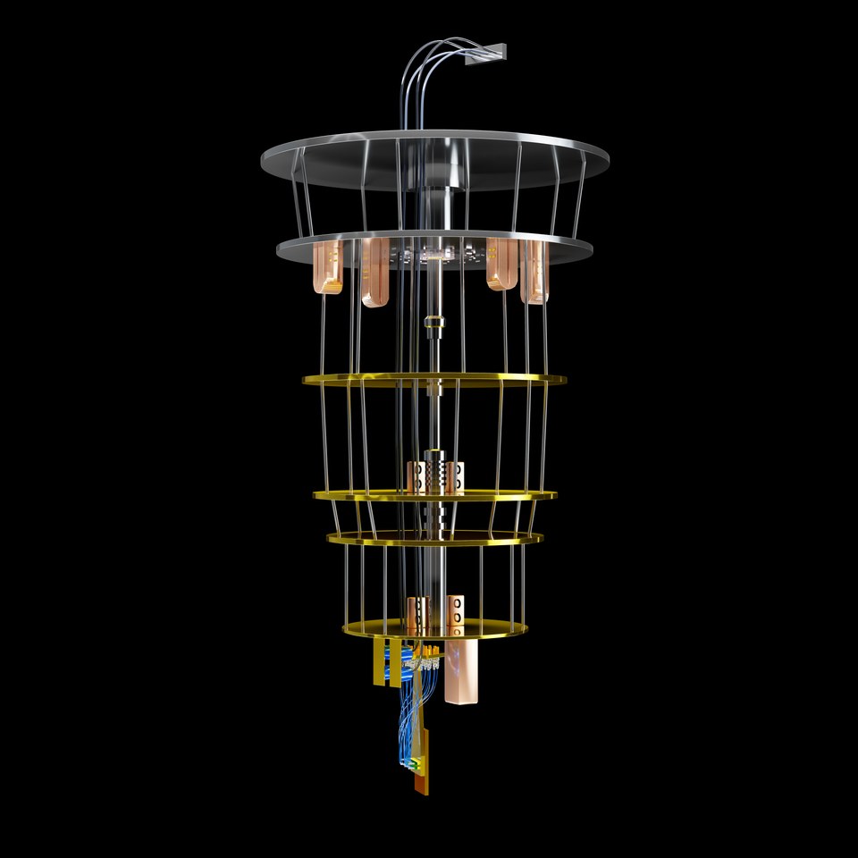 XLD Pulse-Tube-Type Large Frame Dilution Refrigerator Cryostat