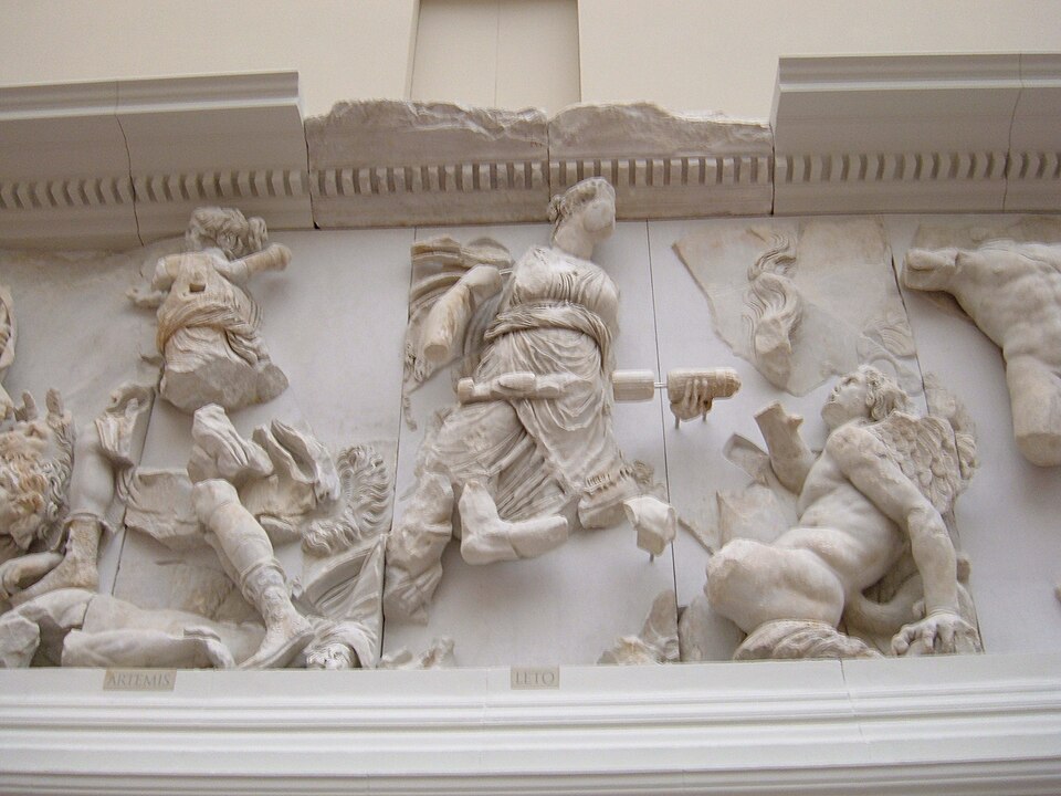 Pergamon Altar Gigantomachy frieze section 2