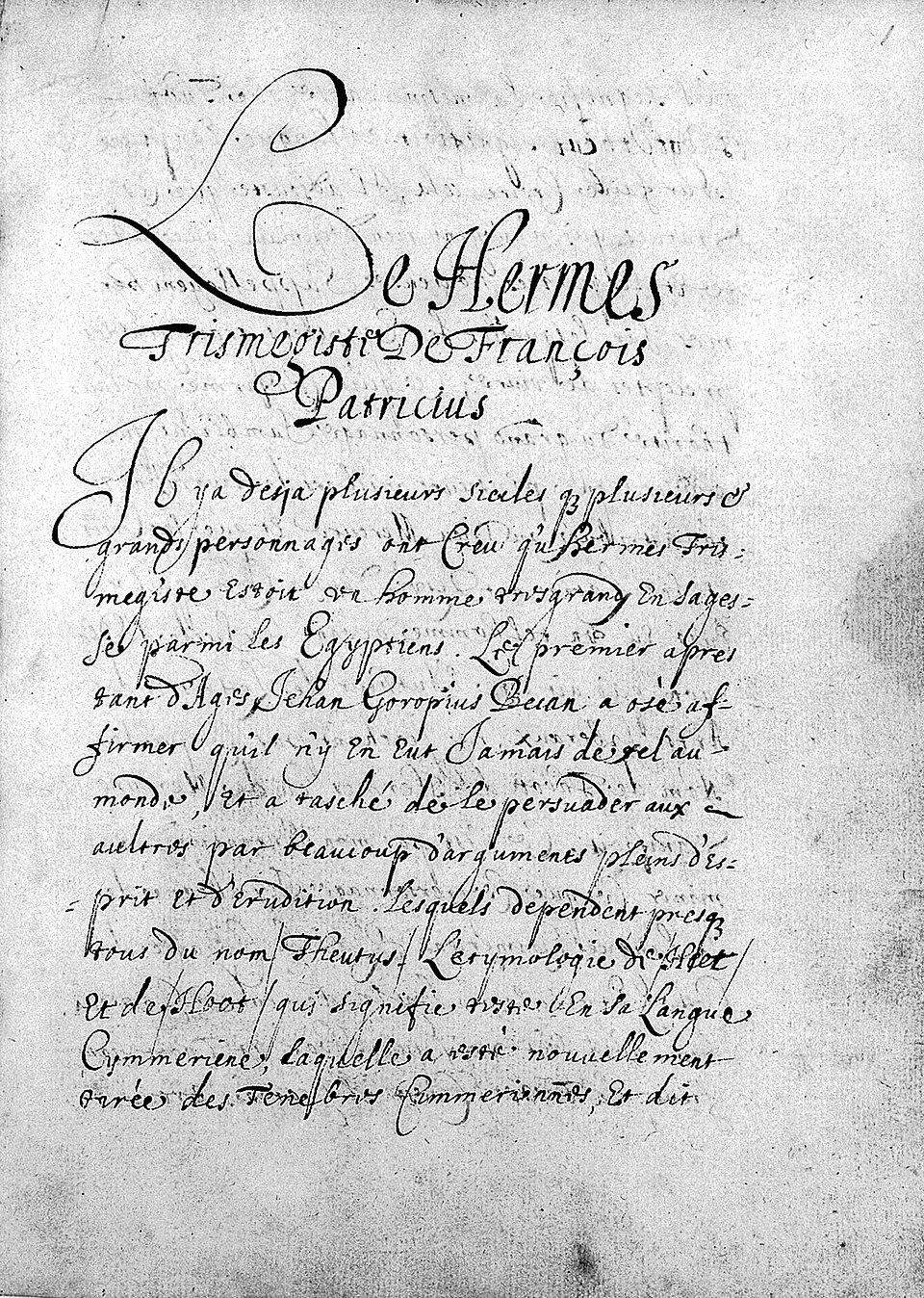 Manuscript, 17th century Wellcome L0015584