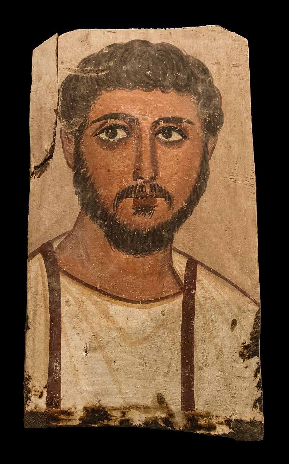 Fayum egyptian funerary portrait 1627 NAMAthens
