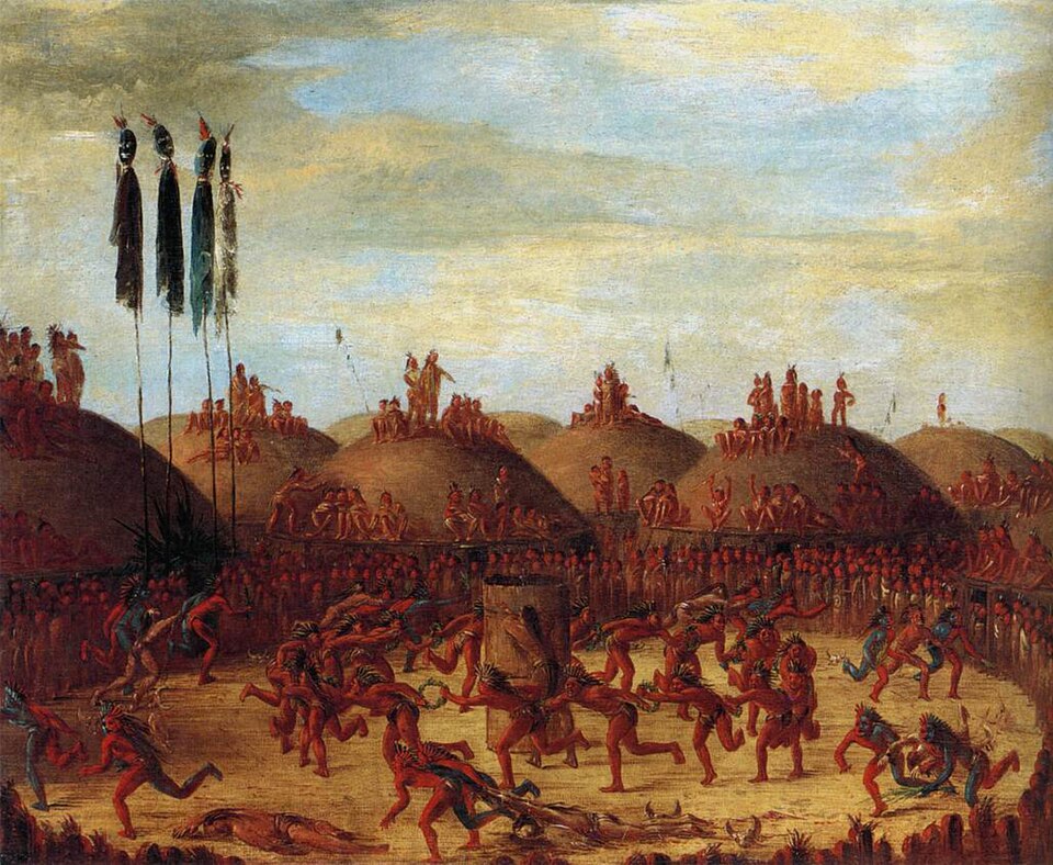 George Catlin - The Last Race, Mandan O-Kee-Pa Ceremony - WGA04575
