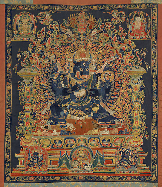 The Deity Vajrabhairava, Tantric Form of the Bodhisattva Manjushri