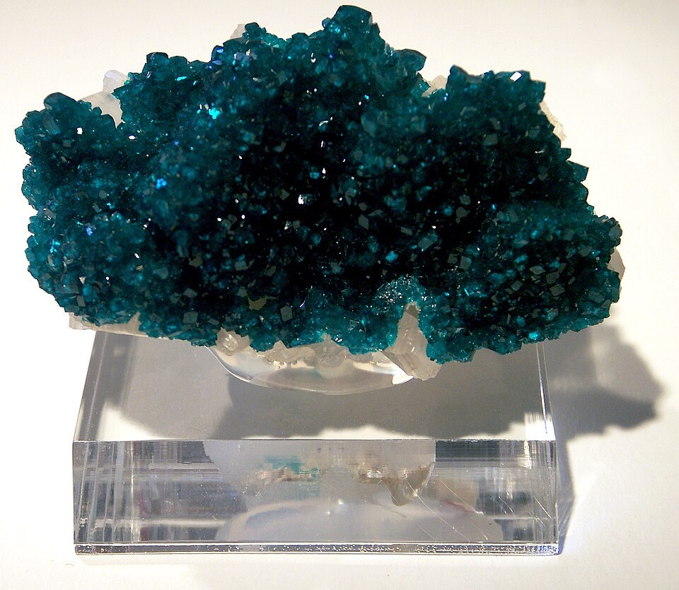 Dioptase Specimen, Museum Quality