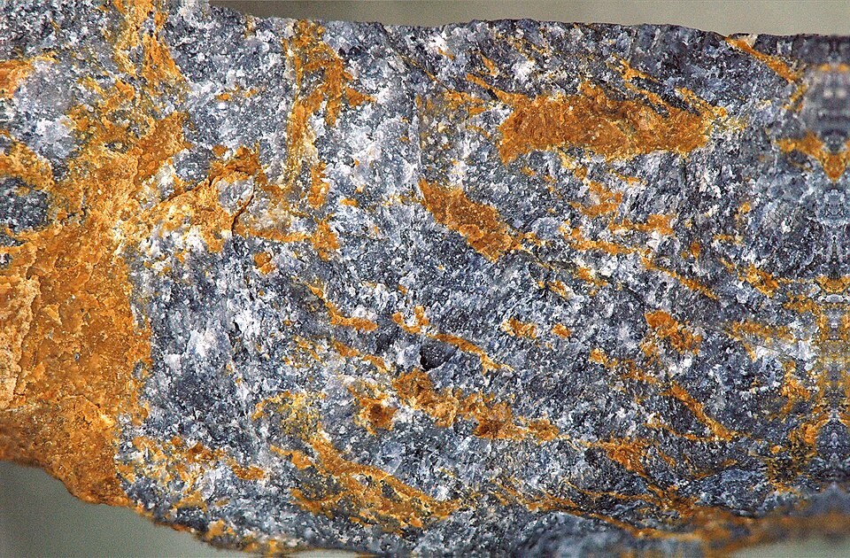 Corundite (emery rock), Naxos Emery Deposits Greece