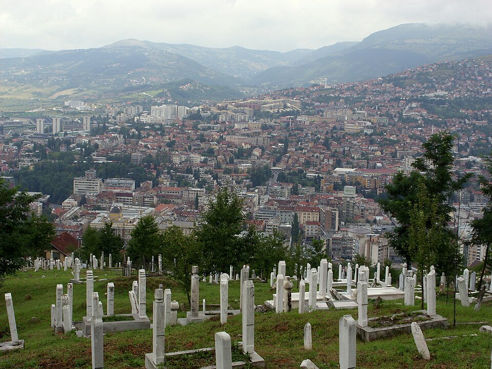 Blick auf Sarajevo